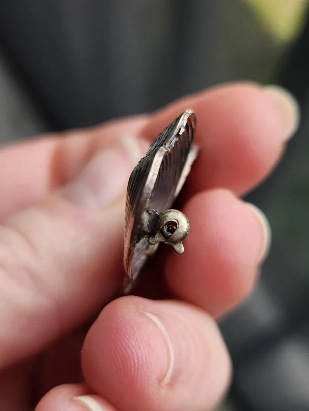 Handmade Sterling Silver 925 Beau Sterling Double Heart Pin Brooch
